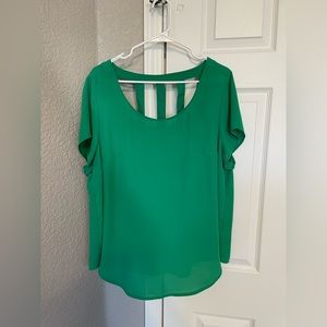 Green blouse